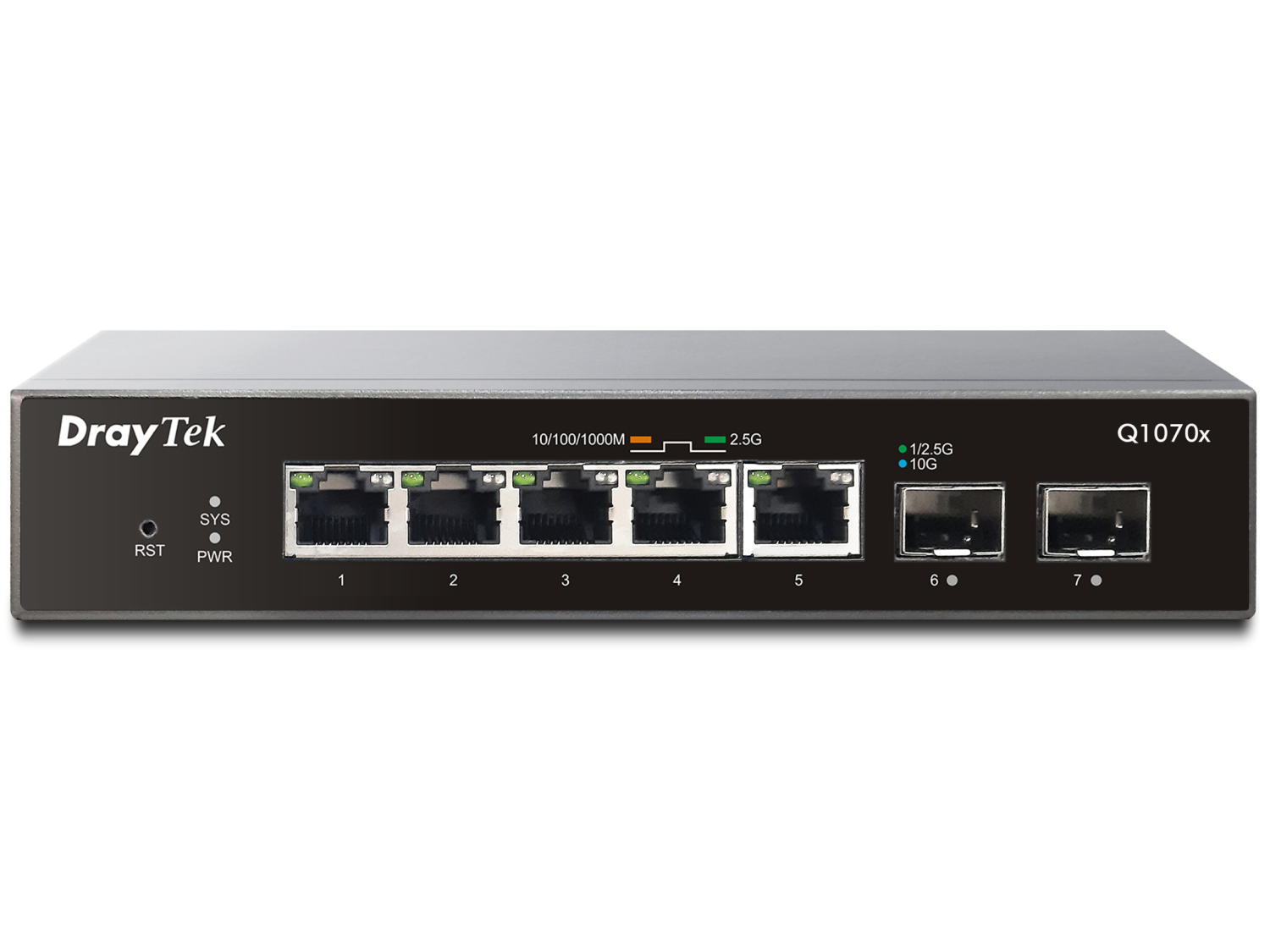 The front view of VigorSwitch Q1070x